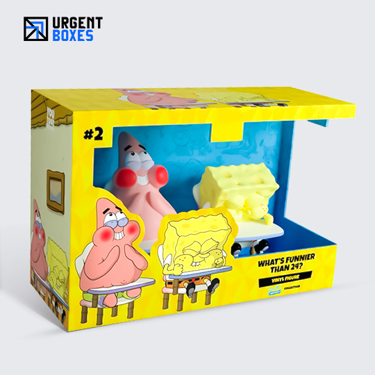 Custom Action Figure Box Yellow Color - UBC