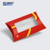 die cut pillow box red color