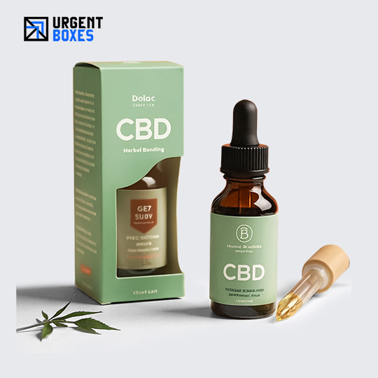CBD serum Box with display window